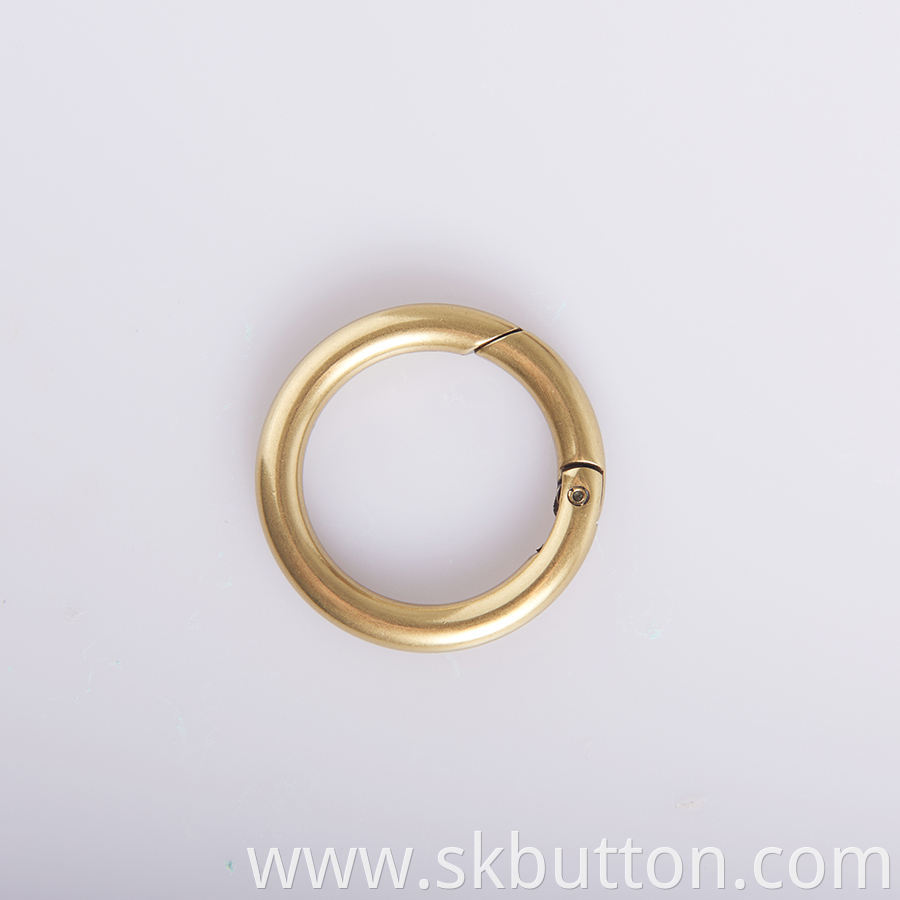 custom high quality metal o ring / o-ring buckle for clothes and bags